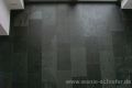 Schieferfussboden, Schieferplatten 80x30, Schwarz